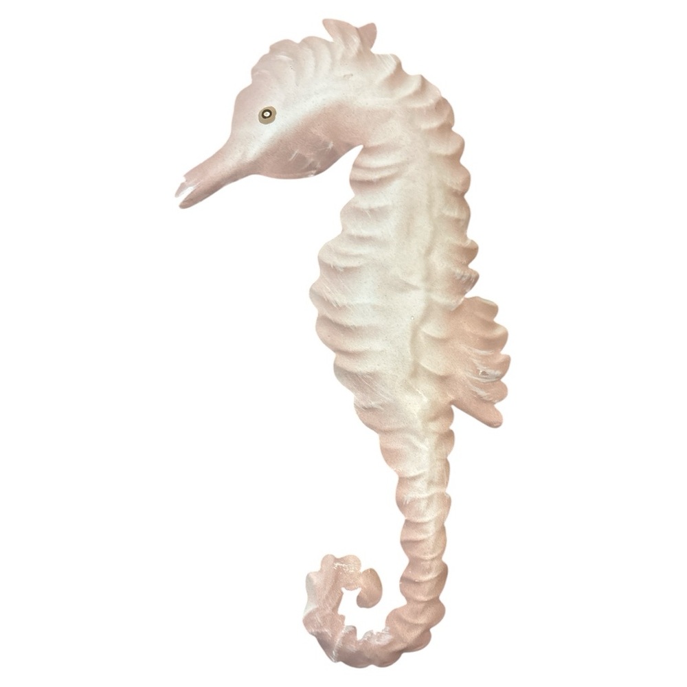 Nautical Metal Seahorse Wall Art Coastal Beach House Decor 15x8